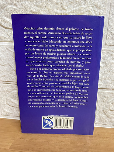 Cien Años De Soledad/ Gabriel García Márquez (Usado)