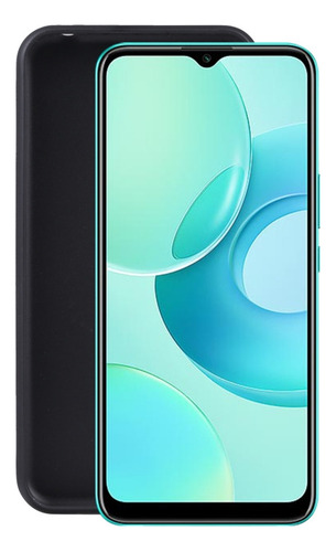 Funda De Teléfono Negra De Tpu For Wiko T10
