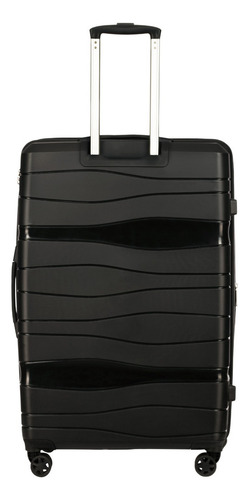 Maleta Hardhead Alber-bk29-0651 49cm De Ancho X 79cm De Alto X 31cm De Profundidad Color Negro Diseño Rayas