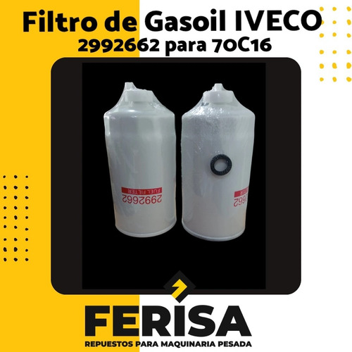 Filtro De Gasoil Iveco 2992662 Para 70c16