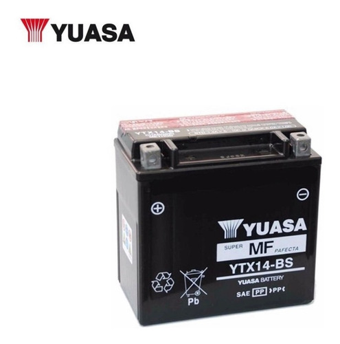 Batería Moto Yuasa Ytx14-bs Bmw R 1200 Gs 2020 R1200gs !!