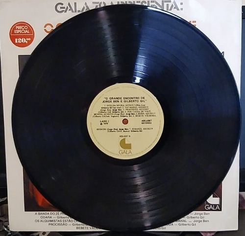 Lp Jorge Ben Gilberto Gil O Grande Encontro De (Usado)