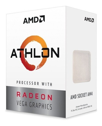Procesador Amd Athlon 3000g S-am4 35w 3.5 Ghz Cache 5  Mb