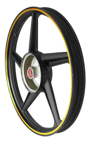 Rin Delantero Italika Ft 150ts 16-22 Negro/amarillo, Stk