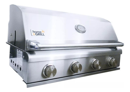 Churrasqueira A Gás 4 Queimadores Smart Home & Grill Inox304