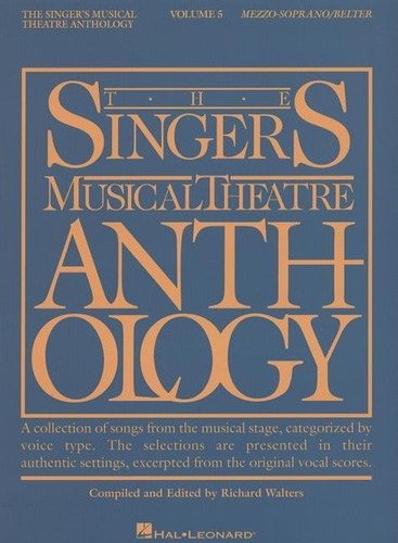 Libro Físico En Inglés Singer's Musical Theatre Anthology