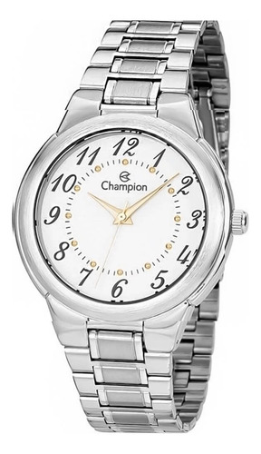 Relógio Champion Feminino Classic Prata E Dourado Ch22368q