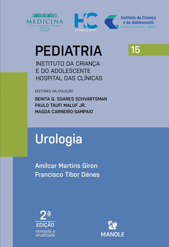 Urologia, de Giron, Amilcar Martins. Editora Manole LTDA, capa mole em português, 2020