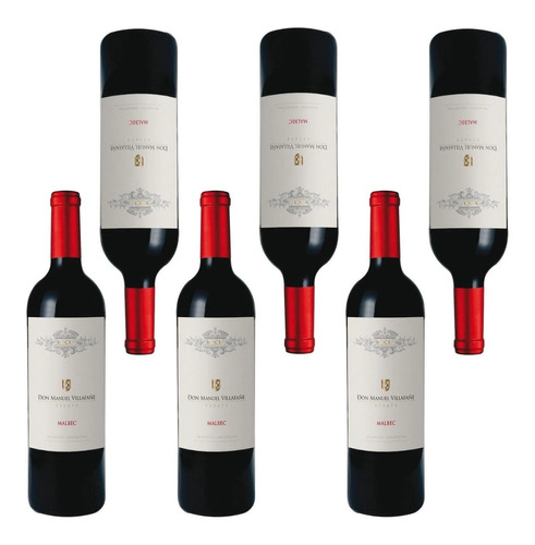 Vino Don Manuel Villafañe Estate Malbec 750ml Caja X 6local 