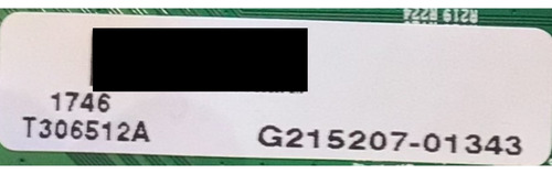Main Fuente Hisense 306513 Rsag7.820.10808/roh Modelo 50r7g5 (Usado)