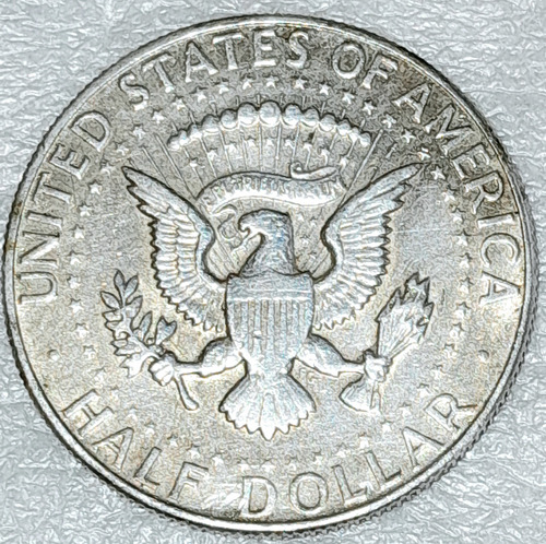 Moneda Medio Dolar Plata One Half Dollar 500silver 1965