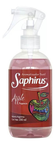 Aromatizador Ropa Textil Saphirus Fragancia Apple