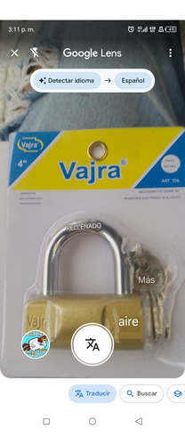 Candado Barril 70 60 Y 50 Mm