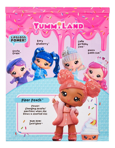 Yummiland Piper Peach Muñeca Grande Con Aroma / H