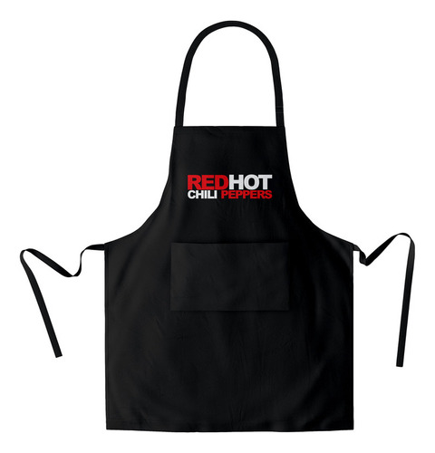 Mandil Red Hot Chili Peppers Text (d0764 Boleto.store)