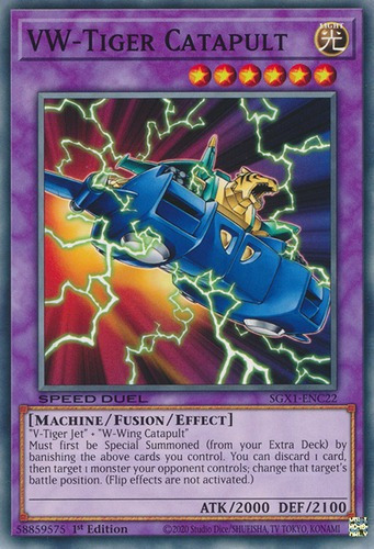 Vw-tiger Catapult (sgx1-enc22) Yu-gi-oh!