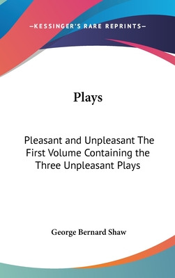 Libro Plays: Pleasant And Unpleasant The First Volume Con...