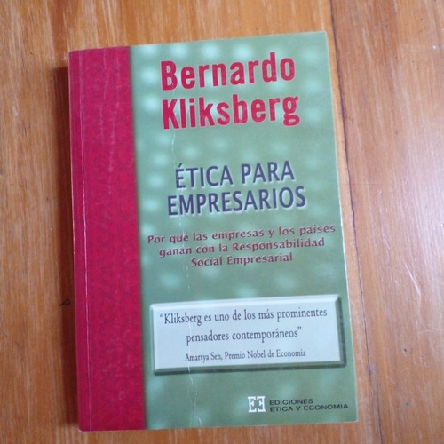 Lubro Etica Para Empresarios Bernardo Kliksberg