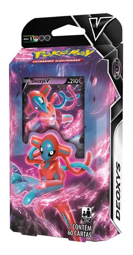 Kit 2 Decks Pokémon Cartas Baralho Batalha Deoxys Zeraora V