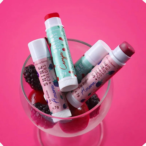 Balm Labial Hidratante Com Cor De Amora Fps 15 Abelha Rainha