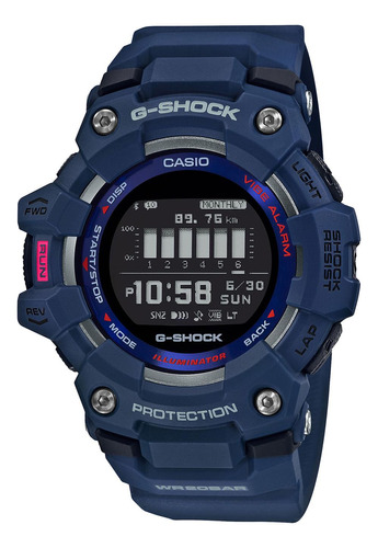 Reloj G-shock Gbd-100-2d Resina/aluminio Hombre Azul