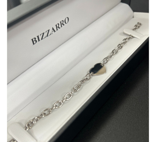 Pulsera De Plata Pulsera Esclava Dama 19cms Color Plateado Diámetro 19 cm Largo 19 cm