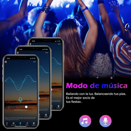 Imagen 6 de 9 de Foco Inteligentes Wifi Rgbcw 10w Para Alexa Google Assistant