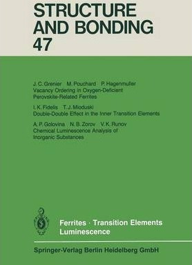 Libro Ferrites Transition Elements Luminescence - I. K. F...