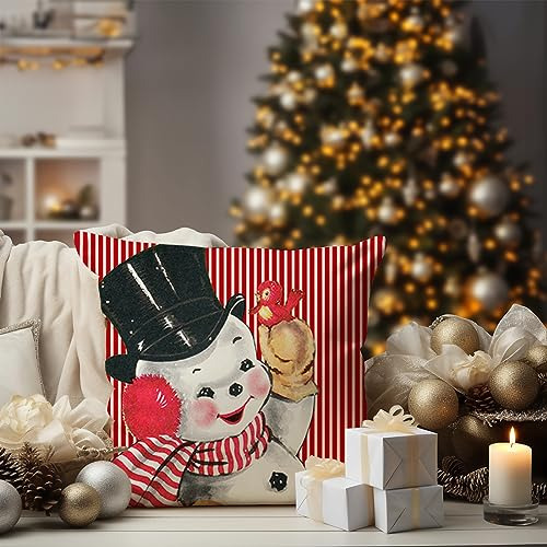 Juego De 4 Fundas De Almohada Decorativas De Navidad 50x50 C