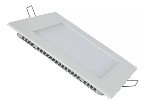 Panel Plafon Led Cuadrado 6w De Embutir Blanco Frio 