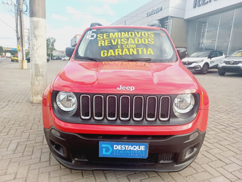 Imagem 13 de 14 de Renegade Sport 1.8 Automático 2016 Vermelho