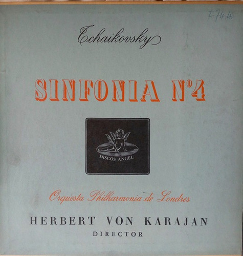 Lp Tchaikovsky Herbert Von Karajan Sinfonia 4 #m