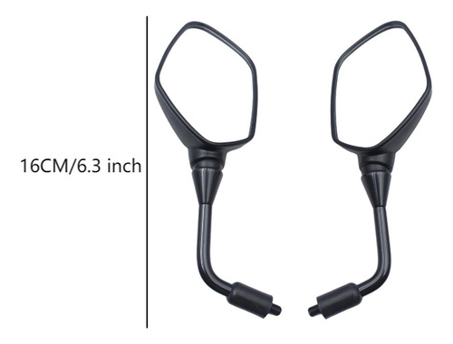 2 Espejos Laterales Prácticos Compatible Con Honda Cb300f