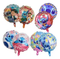 Comprar Pack 4 Globos Lilo Y Stitch Redondos Metalizados Chicos 23cm Colores Lilo Y Stitch