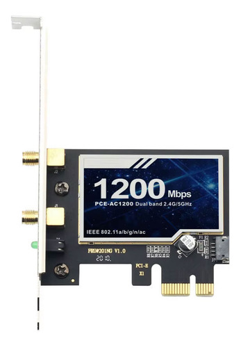 Placa Wireless Wifi Dual Band 5ghz 867mbps Computador Bt 4.0