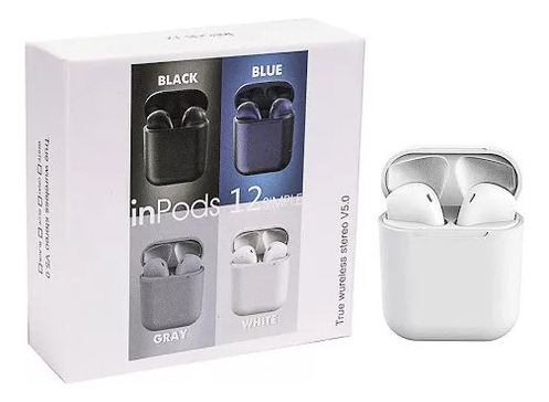 Audifonos Bluetooth Inpods 12 Macarron V5.0