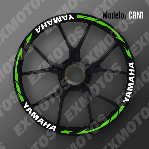 Crn1 Cintas Reflectivas Para Aro D Moto Motocicleta Adhesivo