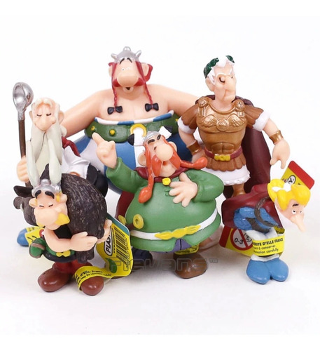 Figuras Asterix Obelix Coleccion Set 6 Piezas Originales