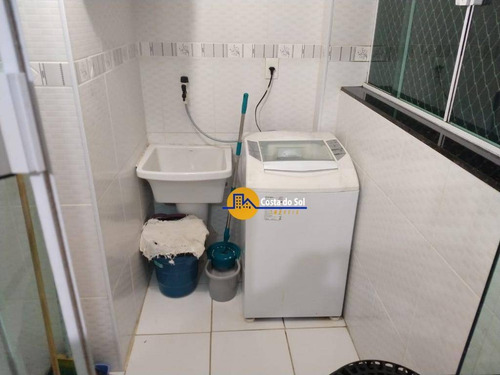 Excelente Apartamento Com 2 Dormitórios À Venda, 80 M² Por R$ 295.000,00 - Recreio - Rio Das Ostras/rj - Ap0703