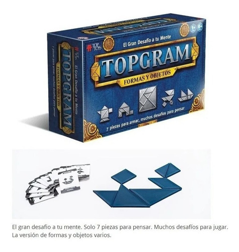 Juego De Mesa Topgram Formas Y Objetos Top Toys