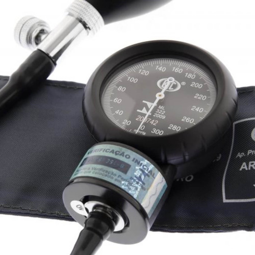 Aparelho De Pressão Recém Nascido Velcro Cinza Ap1901 Bic