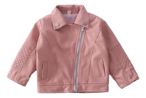 Abrigo De Piel Sintética Para Niñas Y Niños, Chaqueta Corta