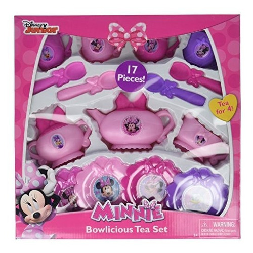 Set De Té Minnie Mouse 17 Piezas.