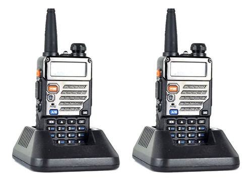 Kit X 2 Handies Baofeng Uv5 Vhf Uhf Vox 255 Canales Modelo Nuevo