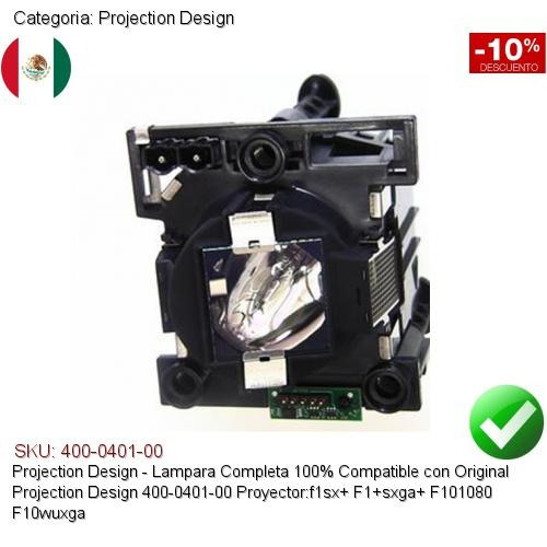 Lampara Compatible Projectiondesign 400-0401-00 F1sx+ F1+