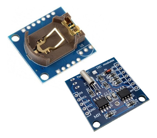 2 Unidades Reloj Calendario Ds1307 Tiempo Real I2c Arduino