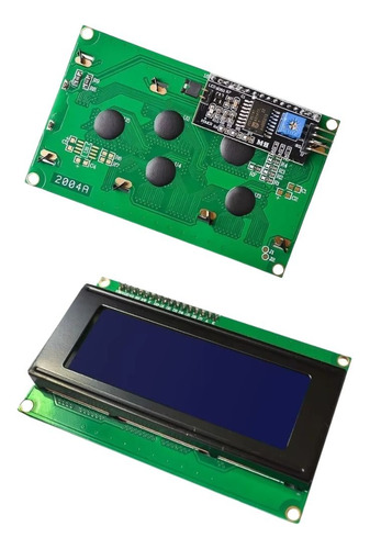 10 X Módulo Display 20x04 20x4 2004 Fundo Azul Modulo I2c Ar