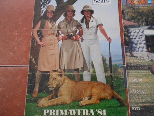 Lote2 Catalogo Moda Antiguo Sears 80s Fashion Gaby Goldsmith (Usado)