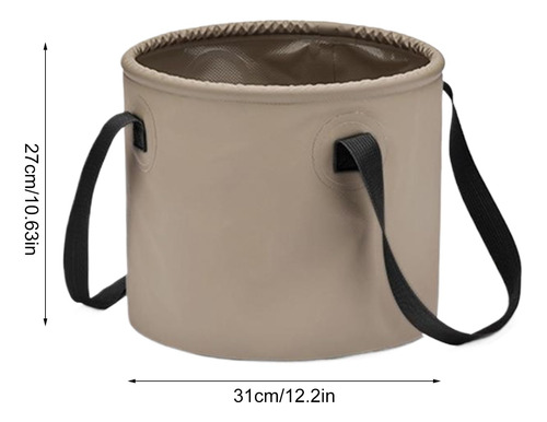 Cubo Plegable, Plegables Para Agua - Bucket De Campamento