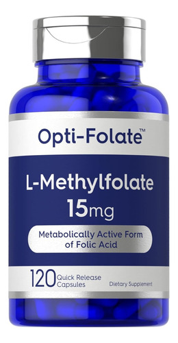 L-metilfolato 15mg Opti-folate 120 Cápsulas (ácido Folico)